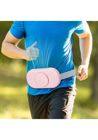 Homyl Taşınabilir Bel Fan Spor Soğutma Fanı Rahat Ekipman 3