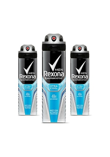 Rexona Men Xtra Cool 48H Erkek Sprey Deodorant 3 x 150 ML