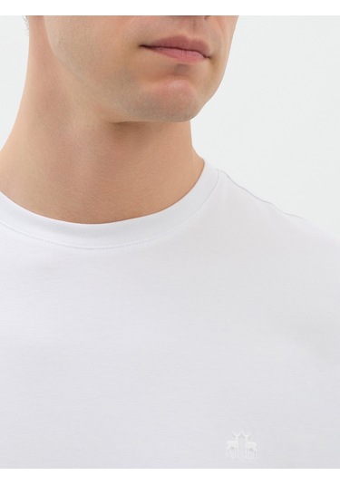 Karaca Erkek Modern Fıt Tişört-beyaz 11.25s.06.623 Beyaz