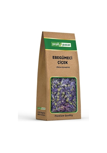 Yeşil Pazar Ebegümeci Çiçek 24 Gr