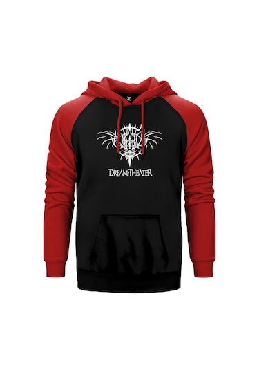 Dream Theater Figure Kırmızı Reglan Kol Kapşonlu Sweatshirt Kırmızı (551823685) Kırmızı