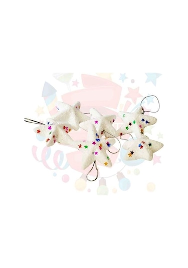 Nedi Yılbaşı Ağaç Süsü Yıldız 6lı