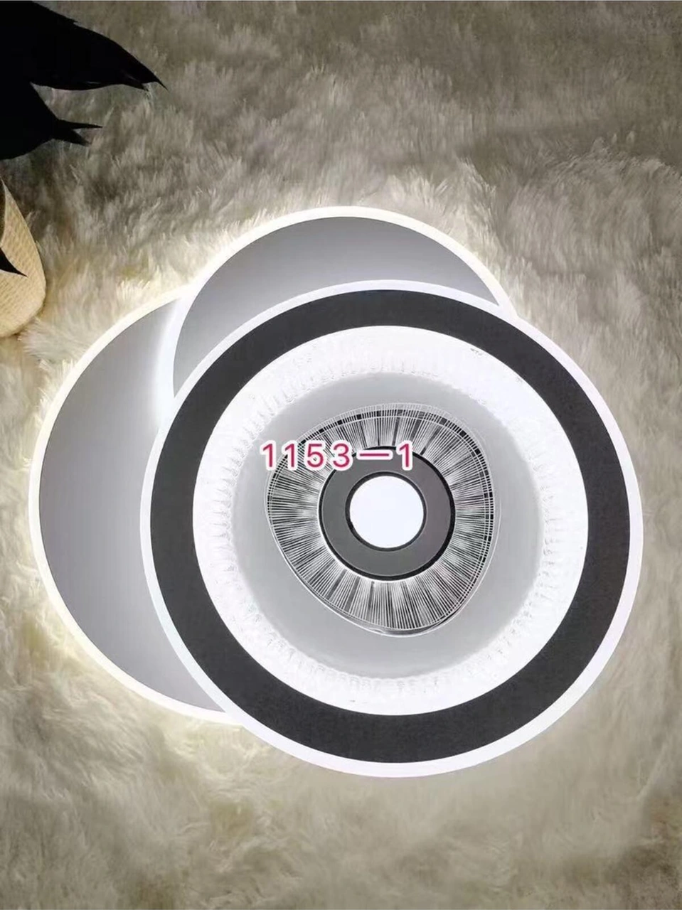 Ey-El Tasarım 1153-1 Plafonyer Led Avize 3 Renk Işık Modlu Beyaz / Sarı / Gün Işığı Beyaz