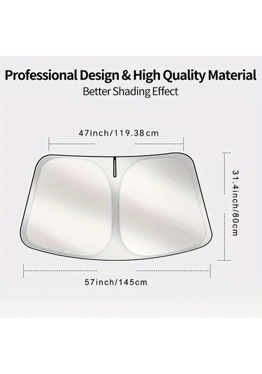 Dashanshop 1 Adet 2018-2024 Toyota Rav4 Ön Cam Güneşlik, Uv Koruma, Yazlık Araç Aksesuarı