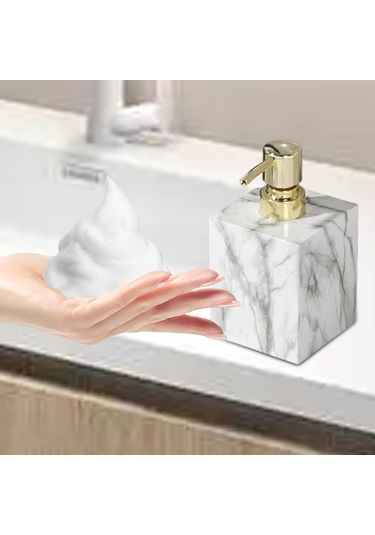 Suntek Sabunluk Rustik Boş Pompa Losyon Şişesi Gri-altın Gri - Altın