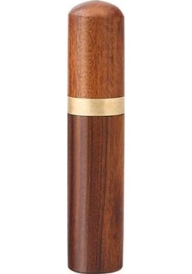 Kahverengi 1 Adet Dıy Dikiş İğneleri Tutucu Depolama Tüpü Ahşap Kutu El Dikiş İğneleri Durumda Deri Örgü Nakış Tamir İğneleri Konteyner