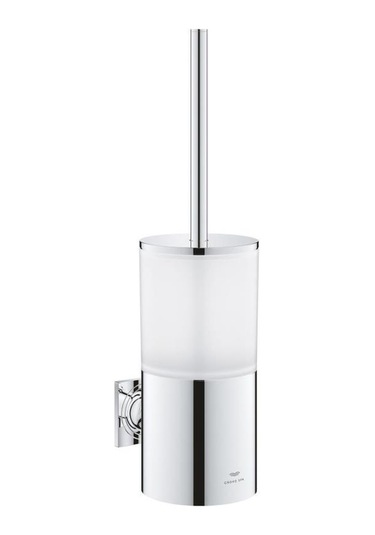 Grohe Allure Tuvalet Fırçası Seti - 40340001 Gümüş