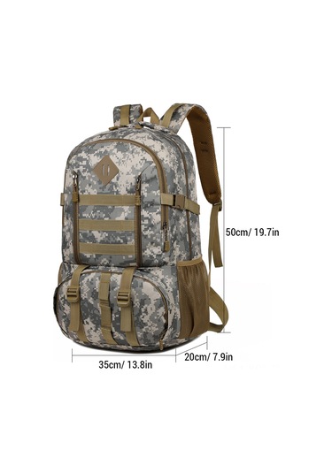 Konesam Kamuflaj 3 Outdoor Sırt Çantası - Geniş Kapasiteli, Bölümlü Depolama Özellikli Oxford Kumaş Bisiklet/sekme Çantası Çok Renkli