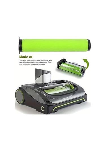 Xuweiwei Gtech Airram K9 Mk2 Elektrikli Süpürge 2 Adet Yıkanabilir Toz Filtresi