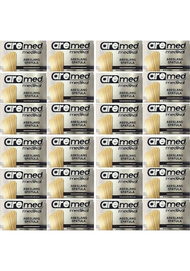 Aremed Abeslang Tahta Dil Basacağı Dil Çubuğu Ahşap Ağda Spatulası 24 x 100'lü