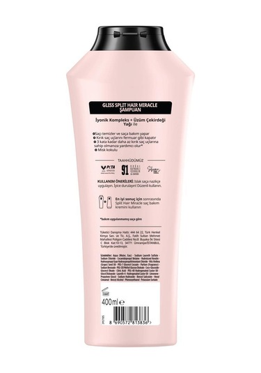 Gliss Split Hair Miracle Şampuan 6 x 400 ML