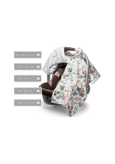 Novahub 100 78cm Bebek Araba Koltuğu Kapağı, Rüzgar Geçirmez Sıcak Tutma Çadır, Emzirme Kullanımı