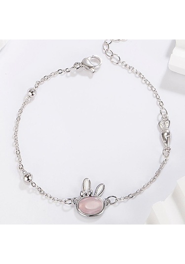 Rose Gold Yeni Tavşan Bileklikleri, Hafif Lüks Moda Hediyeler