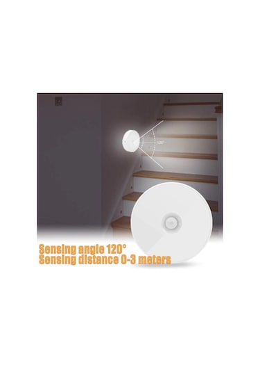 SGE Teknoloji Hareket Sensörlü USB Şarjlı LED Işık Lamba