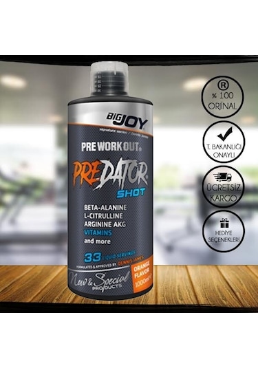 Bigjoy Predator Shot 1000Ml - Preworkout