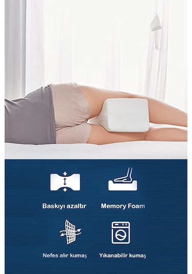 Bacak Arası Yastık Ortopedik Bacak Arası Yastık Sünger Yastık