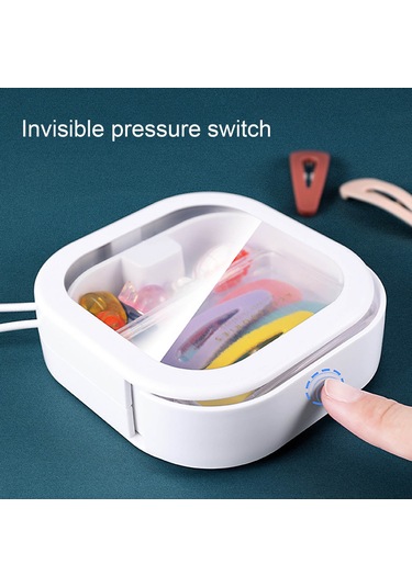 Xindoker Beyaz Plastik Evcil Çeşitli Eşya Saklama Kutusu - Kolay Kullanım, Basıp Açma Fonksiyonu, Masaüstü Taşınabilir Organizer Diğer