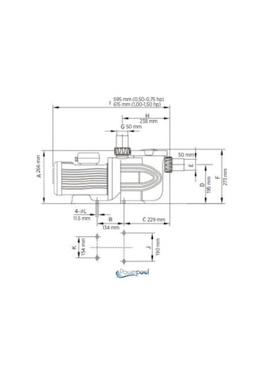 Powerpool.1.00 Hp Mıneuerx Monofaze Pompa