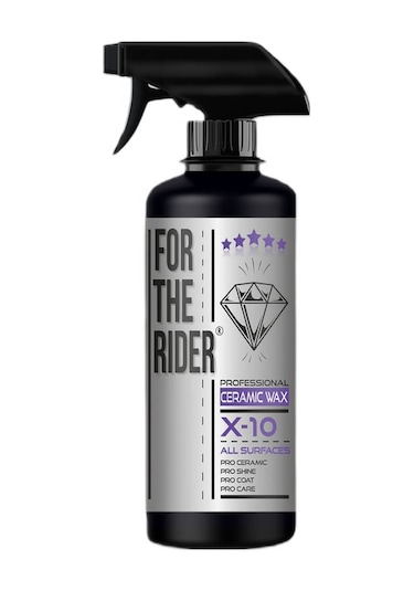 For The Rider X-10 Ceramic Wax All Surfaces Onarır Parlatır Korur 500 ML