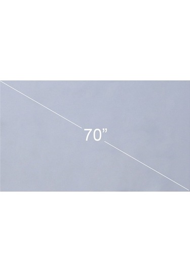 Ankatek 70 İnç Katlanabilir Hd 16:9 Çerçevesiz Projeksiyon Perdesi - Duvara Monte, Ev Sineması & Ofis Jzr-gy, Yüksek Kaliteli Model
