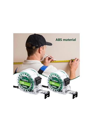 7.5x2.5cm-5 7.5m Geri Çekilebilir Mezura Yüksek Hassasiyetli Dayanıklı Dijital Bant Ölçüm Cetveli Marangozluk Aletleri Vücut Kumaş Ölçümü