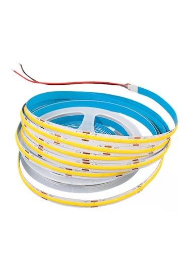 Forlife 320 Ledli 12 Volt İç Mekan Cob Şerit Led 5 Metre + Beyaz