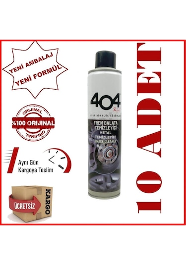 404 Fren Balata Temizleyici Spreyi 500Ml 10Adet +