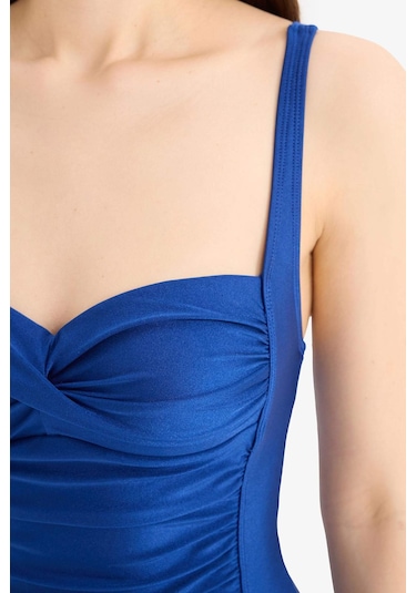 Defacto Regular Fit Drapeli Mayo-fall İn Love Z4657az25smbe325 Mavi