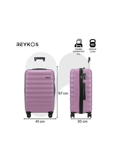 Reykos Rey-way Mürdüm Orta Boy Valiz