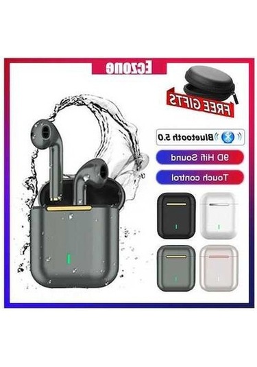 Novahub Tk Özel J18 Tws Kablosuz Bluetooth Kulaklık: Dokunmatik, 13mm Hoparlör, Yeşil