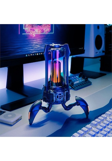 Gravastar Süpernova 25w Bluetooth Hoparlör, Taşınabilir Stereo Ses Bombası, Rgb Işıklı, 2 Adet, Siya