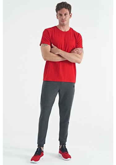 Air Jones Tommy Life Calvin Kırmızı Basic Erkek T-shirt - 88245 Kirmizi