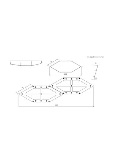 3D Duvar Paneli Mabel