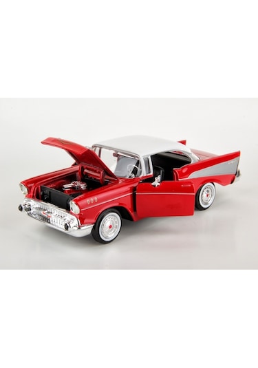 Motormax 1957 Chevrolet Belair 1 24 Ölçek Diecast Model Araba