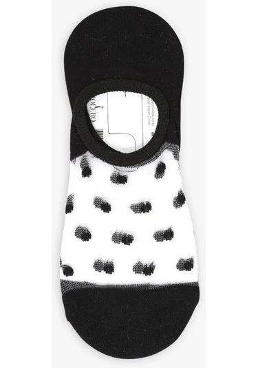 Bolero Bayan Puantiyeli 3'lü Şeffaf Babet Çorap Çok Renkli