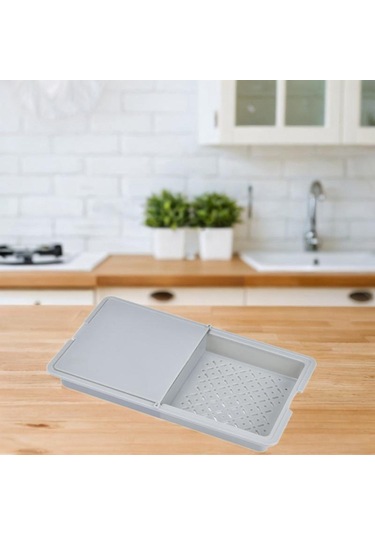 Suntek Magideal Kesme Doğrama Tahtası Yerden Tasarruf Edin Gri