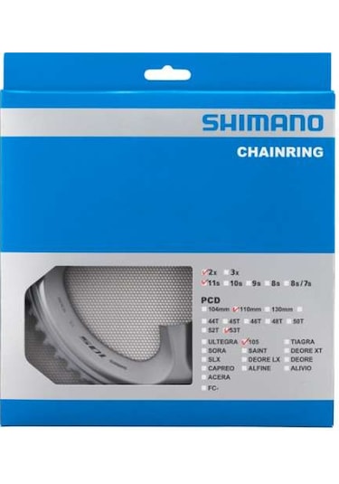 Shimano Aynakol Dişli 53t-mw Fc-r7000 Silver Siyah