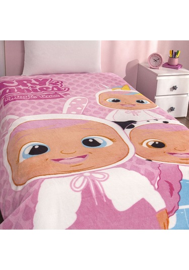 Lisanslı Cry Babies Tek Kişilik Battaniye 000000001500222942 Çok Renkli