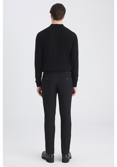 Twn Slim Fit Siyah Jogger Pantolon 5ec03kv30345m 001