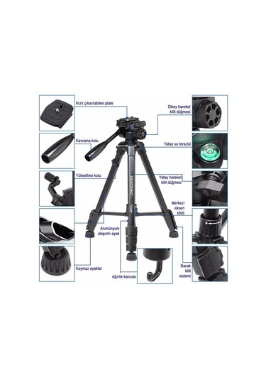 Yunteng Vct-668 Youtuber Için Tripod
