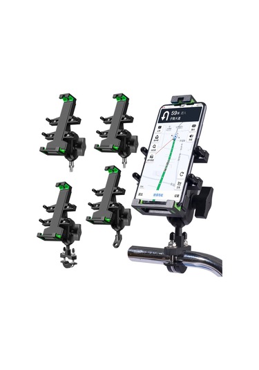 A02 Motosiklet Cep Telefonu Navigasyon Braketi Araba Sürme Anti-şok Alüminyum Alaşımlı Raf Dikiz Aynası Modeli Diğer