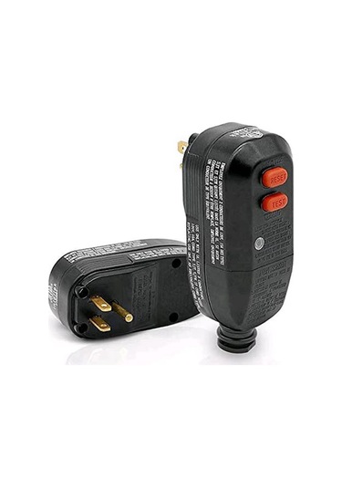 Xurunkeji Abd Fişi, 2 Adet Gfcı Fiş Değiştirme 3 Uçlu, Otomatik Sıfırlama 15 Amper Listelenen Toprak Kaçak Akım Devre Kesici Adaptörü Değiştirme