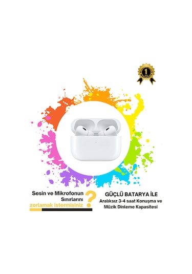 Pro Ios Android Uyumlu Kablosuz Bluetooth Kulaklık Anc