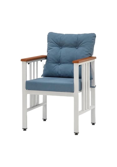 Çamlıca Balkon Set Alüminyum Bahçe, Teras, Balkon Kanepe Takımı Krem