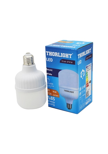 Thorlıght 20w E27 Torch T-shape Beyaz Led Ampul T-20b 5365 Çok Renkli