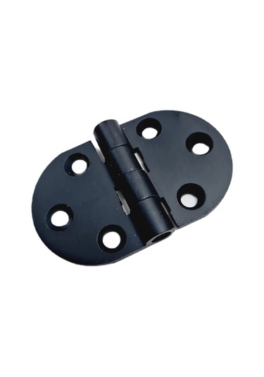 Alüminyum Oval Menteşe Siyah 30 55 2 Mm- 5 Adet
