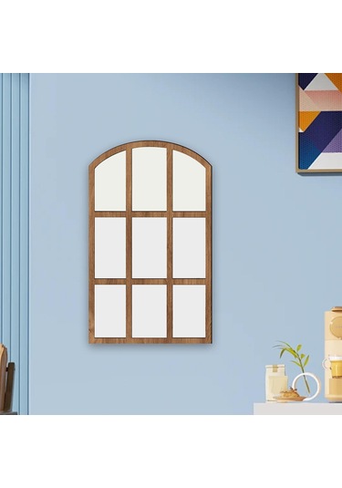 Suntek Kemerli Bölmesi Ayna Taklit Aynası Izgara Duvar Kahverengi