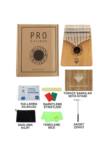 Pro Kalimba Bambu Ağacı Gecko K17ba