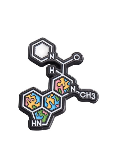 Kimya Bölümüne Özel Medikal Broş P0678 Çok Renkli
