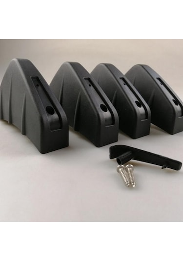 Yeni 1/4 Adet Evrensel Araba Arka Tampon Difüzör Köpekbalığı Yüzgeci Spoiler Arka Tampon 4